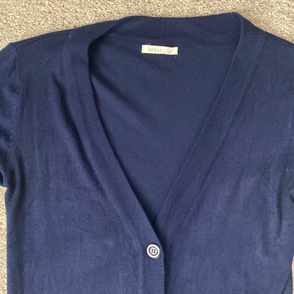 Debut Long Sleeve Button Up Cardigan - Picture 5 of 12
